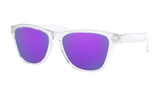 Youth Oakley Frogskins XS (Youth Fit) Sunglasses in Polished Clear Prizm Violet