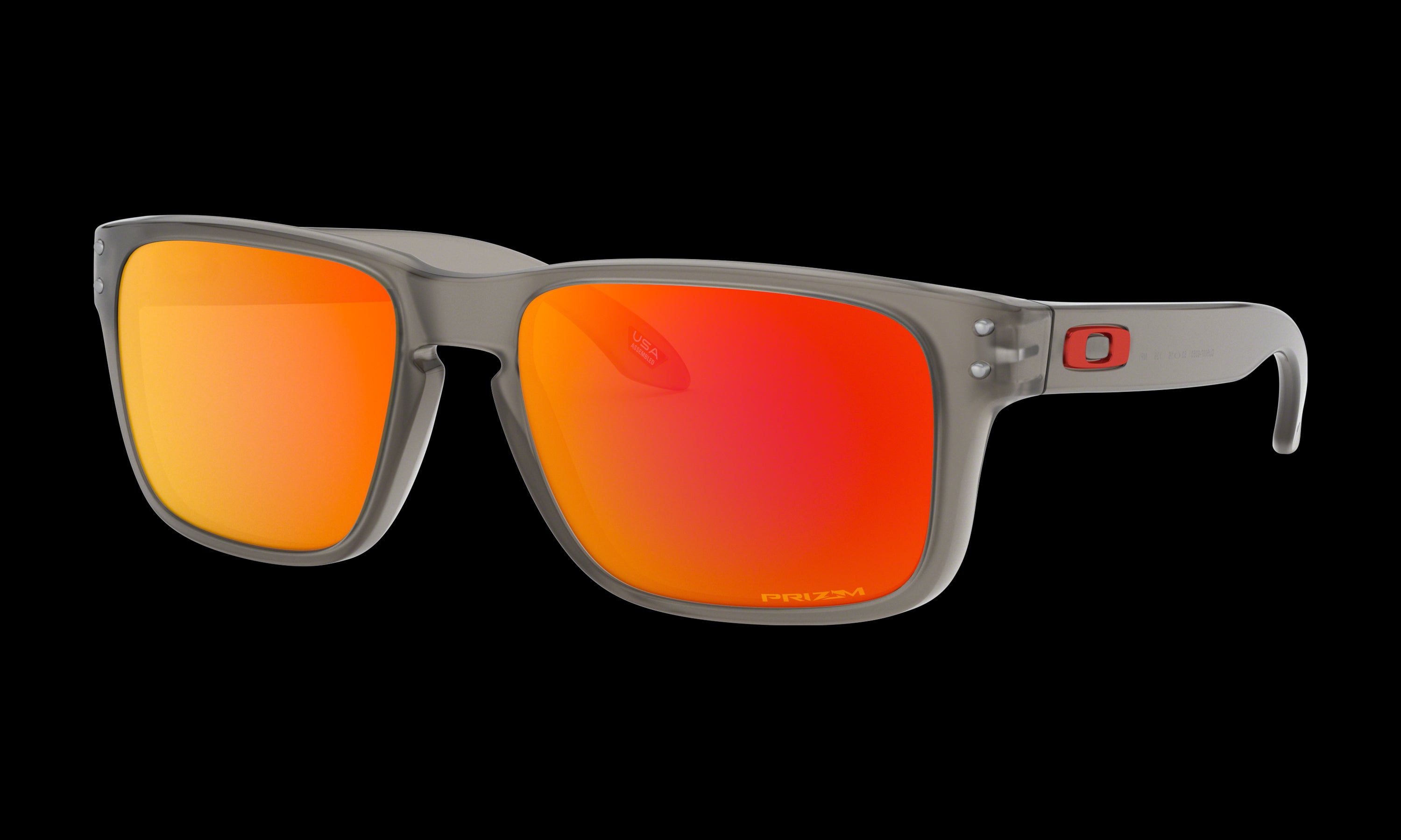 Youth Oakley Holbrook XS Sunglasses in Matte Grey Ink Prizm Ruby