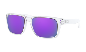 Youth Oakley Holbrook XS Sunglasses in Polished Clear Prizm Violet