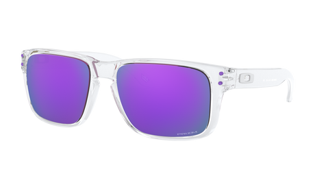 Youth Oakley Holbrook XS Sunglasses in Polished Clear Prizm Violet