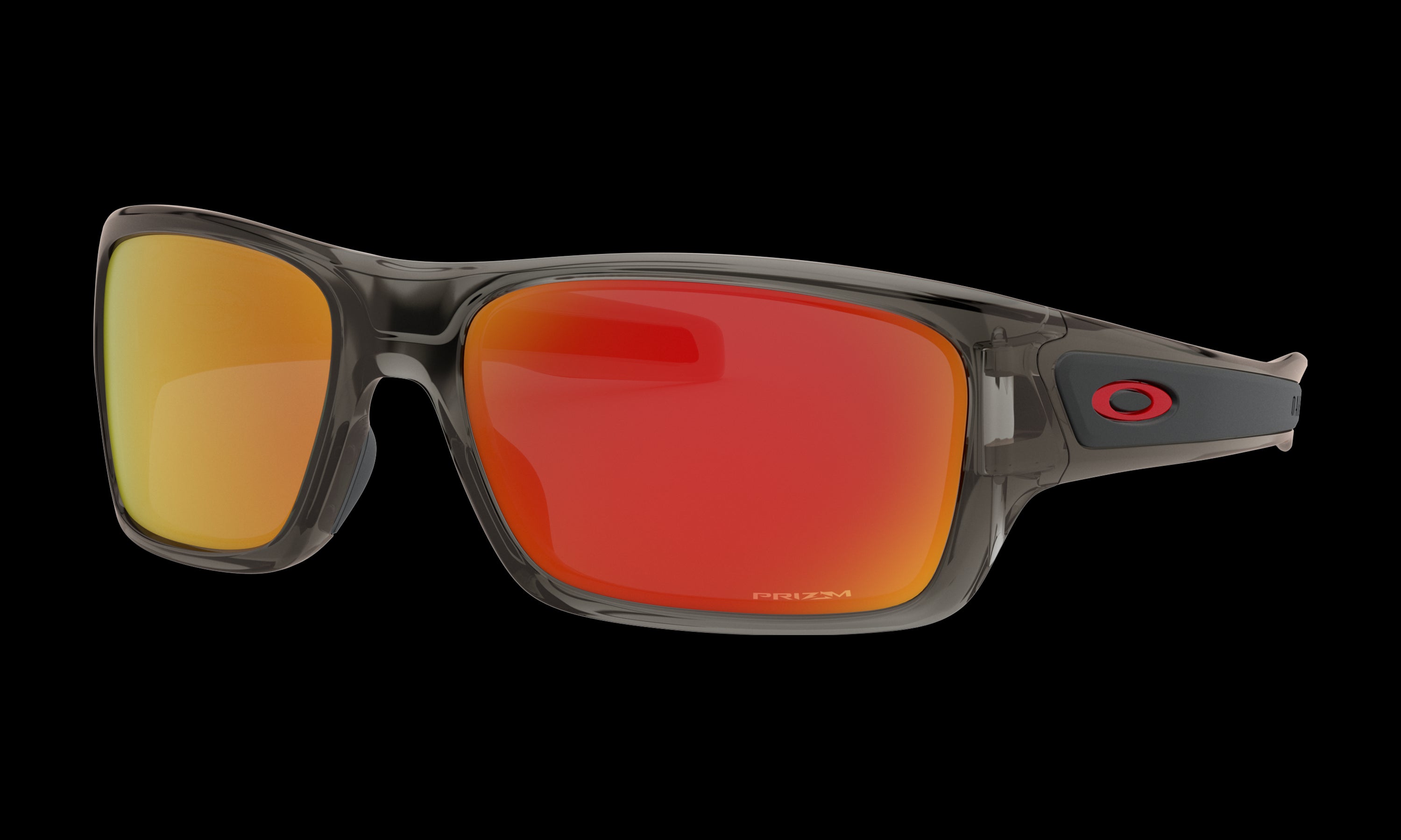 Youth Oakley Turbine XS Sunglasses in Grey Smoke Prizm Ruby