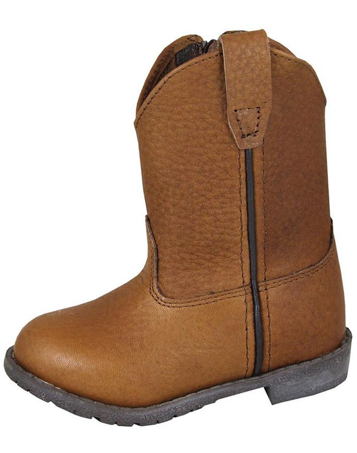 Youth Smoky Mountain Brown Leather Jackson Boot in Brown