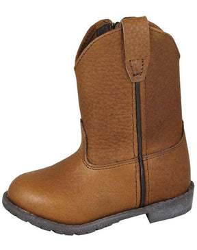 Youth Smoky Mountain Brown Leather Jackson Boot in Brown