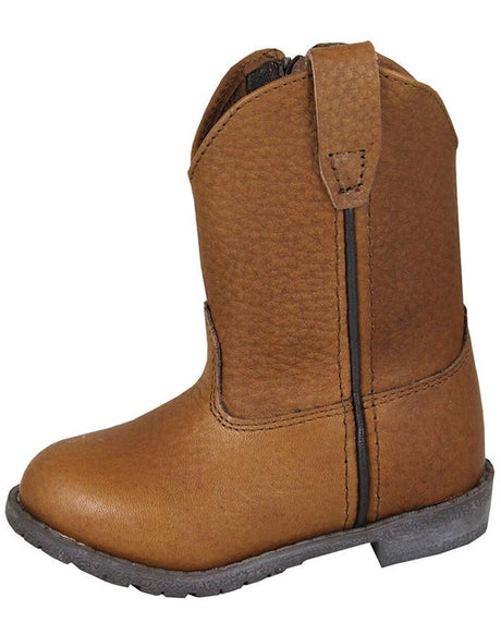 Youth Smoky Mountain Brown Leather Jackson Boot in Brown