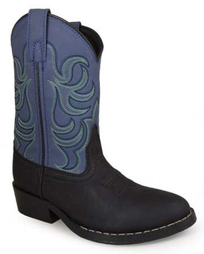 Youth Smoky Mountain Monterey Boot in Black/Blue