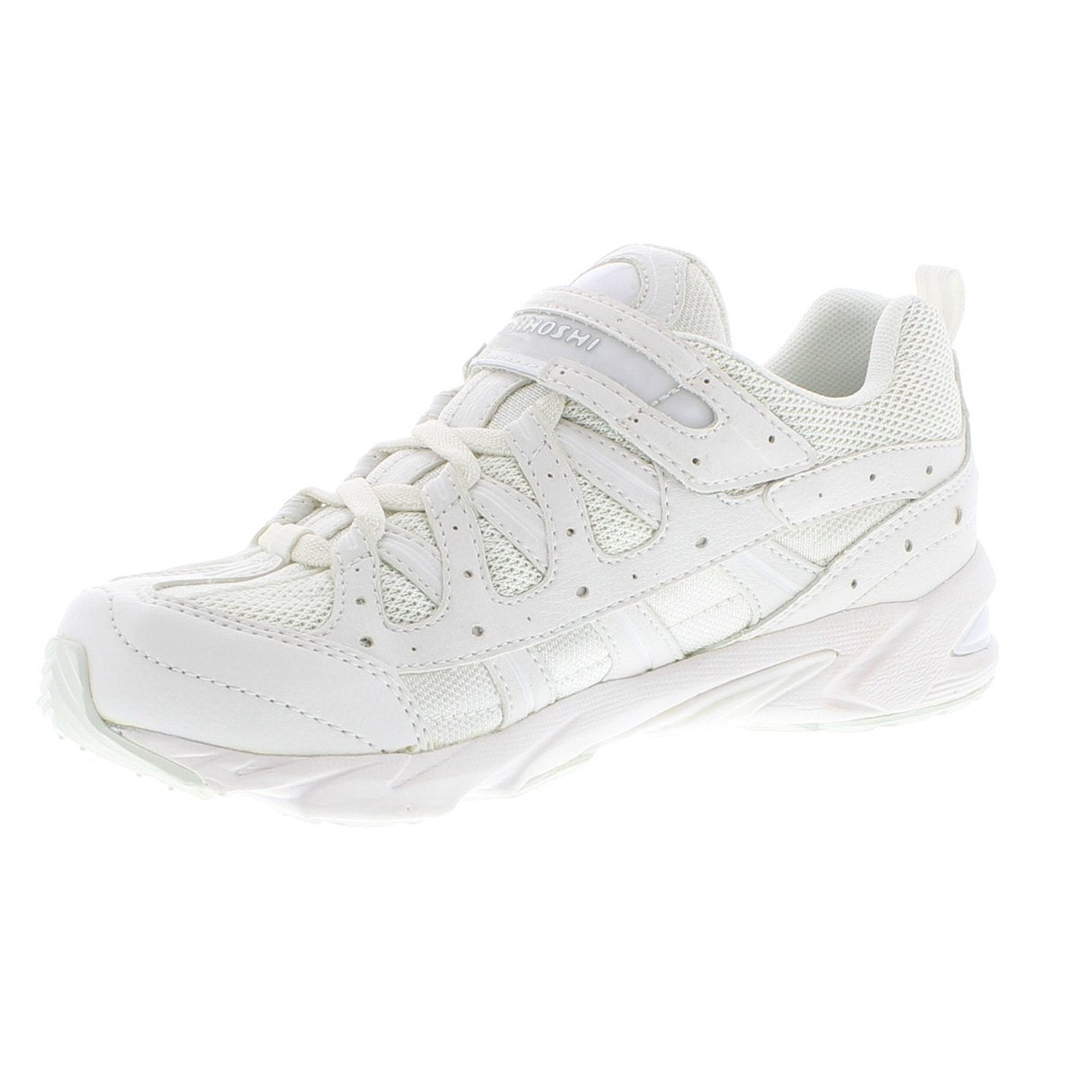 Youth Tsukihoshi Speed Sneaker in White/White from the front view