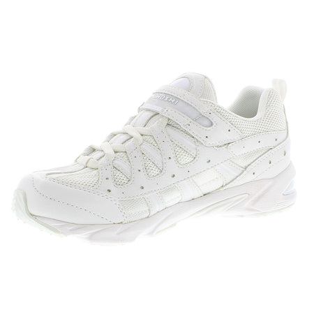 Youth Tsukihoshi Speed Sneaker in White/White from the front view